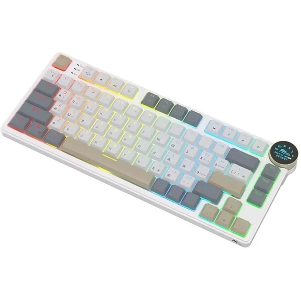Клавиатура механическая Royal Kludge N80 Brown switch RK Pearly Dawn