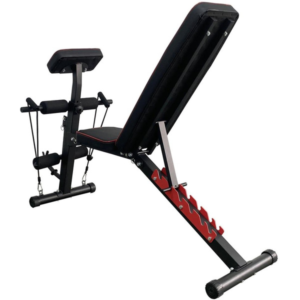 Скамья спортивная Calviano 1003 (red+black)