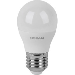 Светодиодная лампа OSRAM LVCLP75 10SW/830 230V E27 10X1