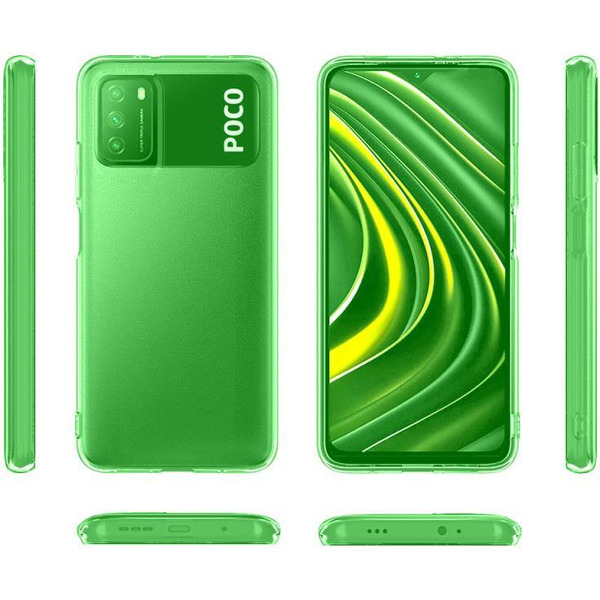 Бампер Bingo TPU 2.0mm для XIAOMI Redmi 9T/POCO M3 Зеленый