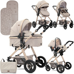 Коляска LORELLI Alexa 3в1 (бежевый)