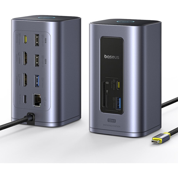 Док-станция Baseus Spacemate Series 12-in-1 Docking Station B00568103813-00