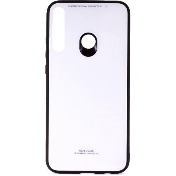 Накладка CASE Glassy Huawei P40 lite E / Y7P / Honor 9C (белый)