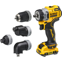 Дрель-шуруповерт DeWalt DCD703L2T (с 2-мя АКБ, кейс, набор патронов)