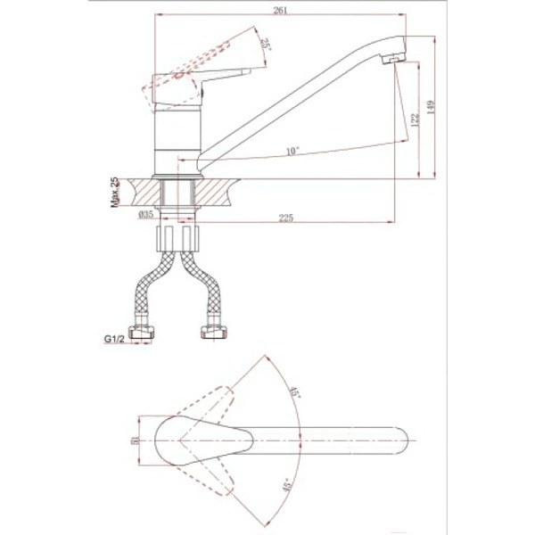 Смеситель A-Five A5-0122