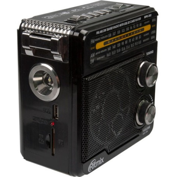 Радиоприемник RITMIX RPR-202 BLACK