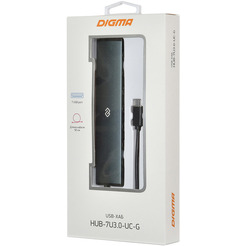 Разветвитель Digma HUB-7U3.0-UC-G