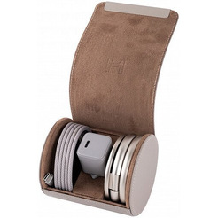 Беспроводное зарядное Magssory Disc Signature Edition 3 в 1 для Samsung WCH053 (титановый)