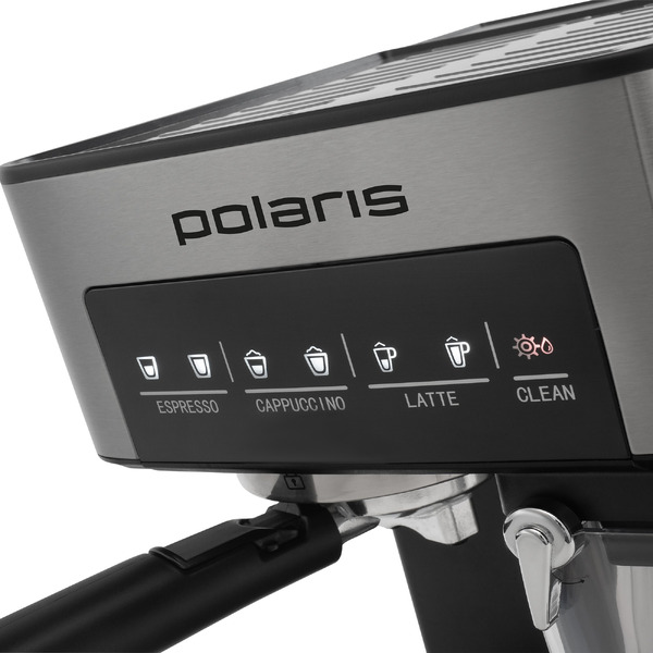 Кофеварка эспрессо POLARIS PCM 1541E Adore Cappuccino (Нержавеющая сталь)