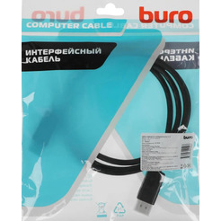 Кабель Buro BU-DP1.4-1.5MCCS (1.5, черный)