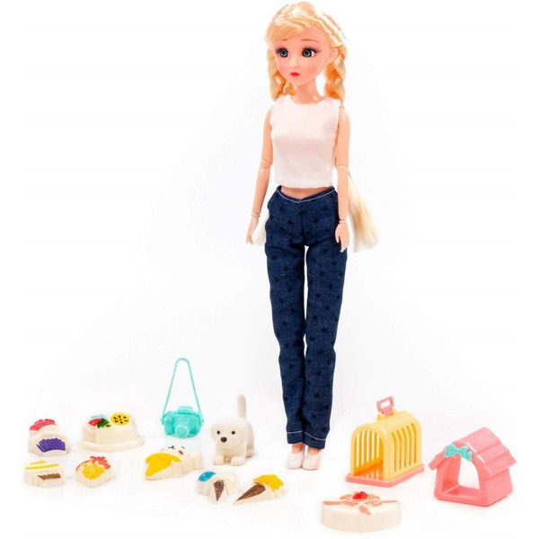 Кукла Полесье Ксюша в брюках + аксессуары (12 элементов) (в коробке №4) 8163