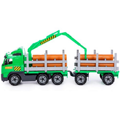 Автомобиль-лесовоз Полесье с прицепом 8725