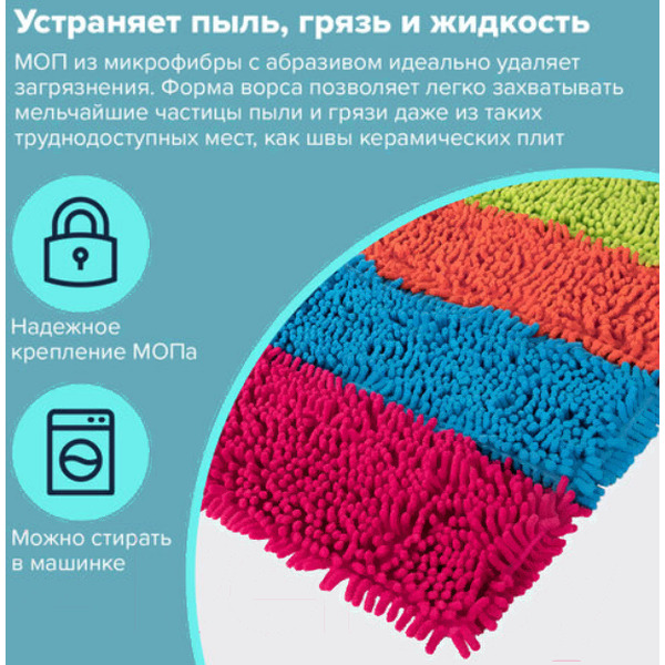 Насадка МОП LAIMA 607460 (4 шт)