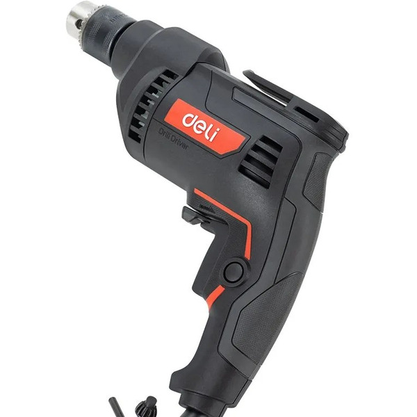 Дрель Deli DE-DZ10-2E (черный)