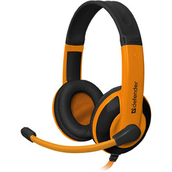 Игровая гарнитура Defender Warhead G-120 (черно-оранжевый)