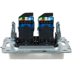 Розетка компьютерная IEK Brite BR-K20-2-K01