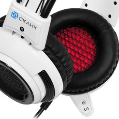 Наушники Oklick HS-G300 Armageddon (белый/черный)