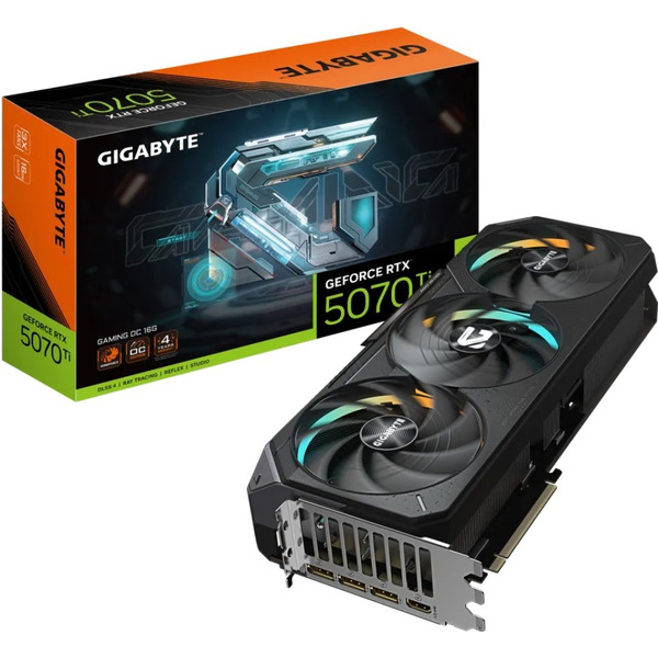 Видеокарта Gigabyte GeForce RTX 5070 Ti Gaming OC 16G GV-N507TGAMING OC-16GD