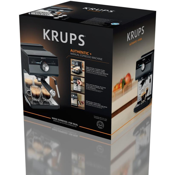 Рожковая кофеварка KRUPS Authentic+ XP384G10