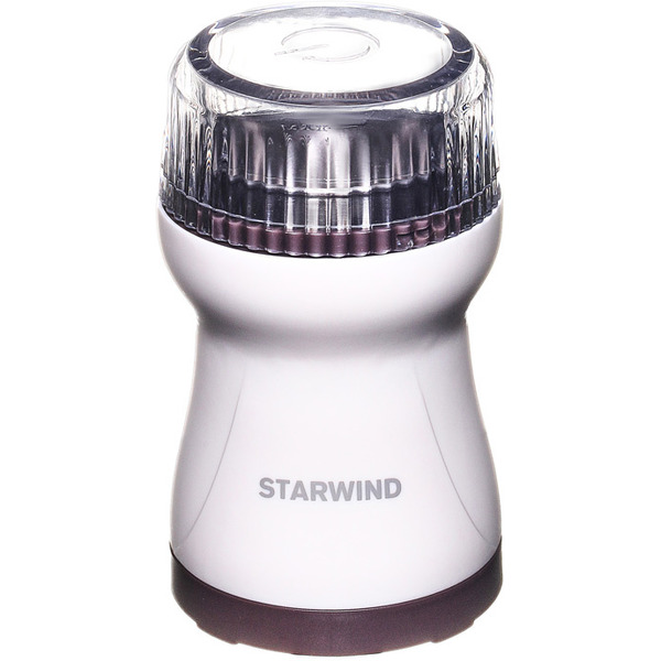 Кофемолка Starwind SGP4422 (белый/коричневый)