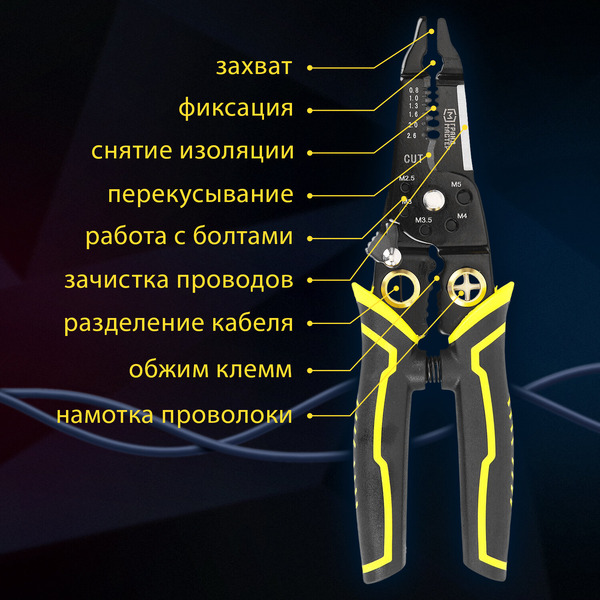 Плоскогубцы Грандмастер Многофункциональные PL-205 671261