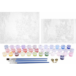 Картина по номерам ОСТРОВ СОКРОВИЩ «Букет с гладиолусами» 663275