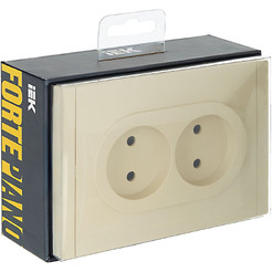 Розетка IEK Forte&Piano FP-R20-10-1-K10