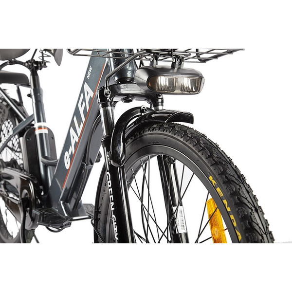 Велогибрид GREEN CITY E-Alfa New (темно-серый)