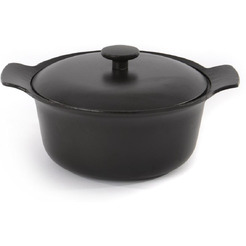 Чугунная кастрюля BERGHOFF 3900040 Ron (24 см, цвет черный)