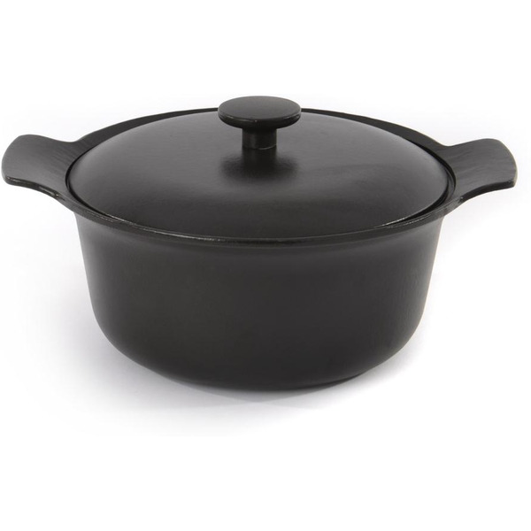 Чугунная кастрюля BERGHOFF 3900040 Ron (24 см, цвет черный)