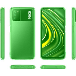 Бампер Bingo TPU 2.0mm для XIAOMI Redmi 9T/POCO M3 Зеленый