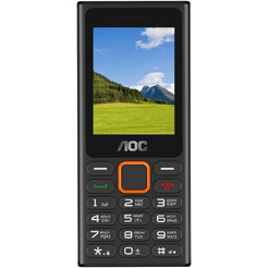 Кнопочный телефон AOC A245 (черный)