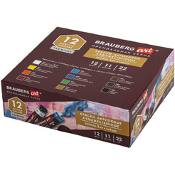 Краски акриловые художественные BRAUBERG ART PREMIERE 191781