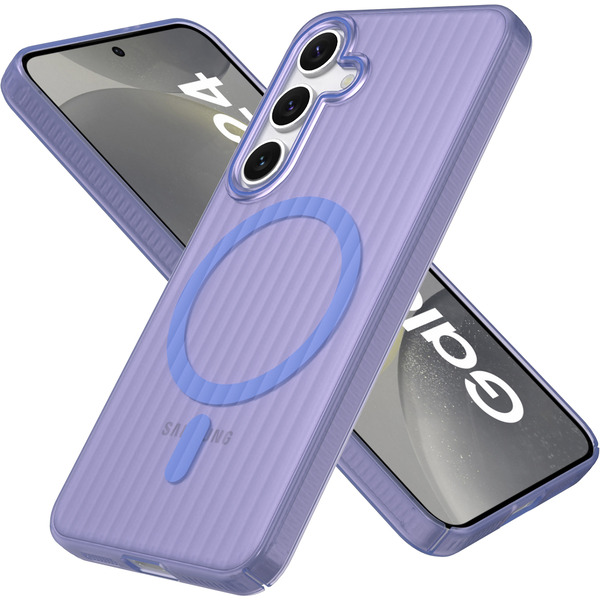 Задняя накладка CASE Translucent Strip Samsung Galaxy S24, синий