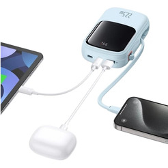 Внешний аккумулятор Baseus Qpow Pro+ Digital Display Fast Charge 22.5W 10000mAh PPQDP10 (голубой)