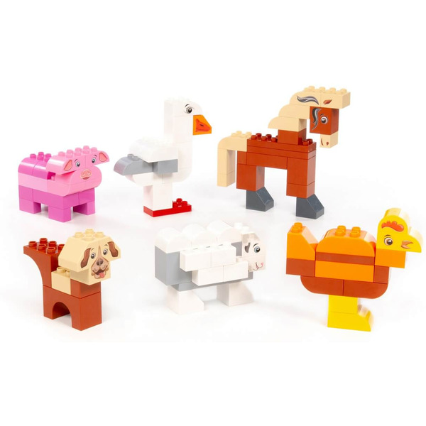 Конструктор Полесье Макси. Домашние животные 93435