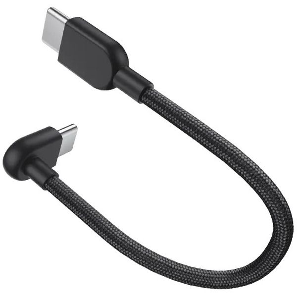 Кабель Xiaomi 3A USB Type-C - USB Type-C BHR08W0GL (0.1 м, черный)