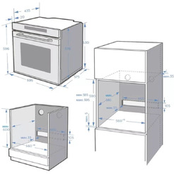 Встраиваемый духовой шкаф Midea MO78100CGBX