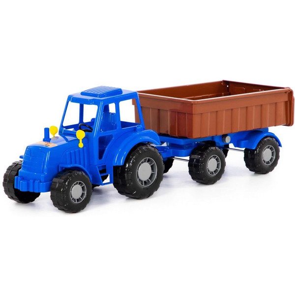 Трактор Полесье Алтай с прицепом №1 84750 (синий)