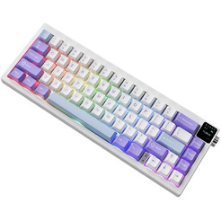 Клавиатура AJAZZ AK650 Flying Fish Switch (фиолетовый/белый/синий)