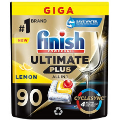 Капсулы для посудомоечной машины Finish Powerball Ultimate Plus All in 1 Лимон (90 шт)
