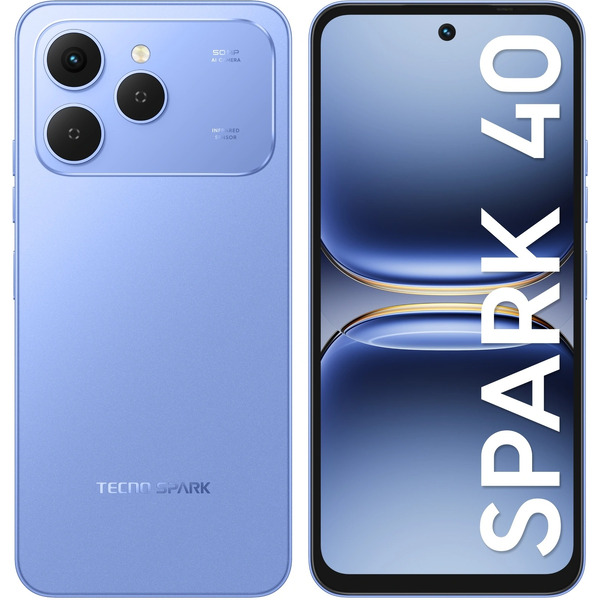 Смартфон Tecno Spark 40 8GB/256GB Mirage Blue (KM5n)