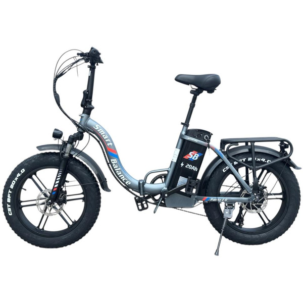Электровелосипед Smart Balance Panda 20" (серый)