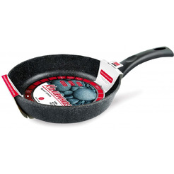 Сковорода НМП Каменная Черный гранит 18122