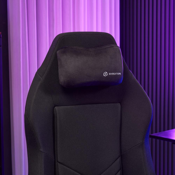 Игровое кресло EVOLUTION TITAN FABRIC Black