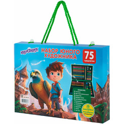 Набор для рисования Юнландия Набор юного художника 665674 (75пр)