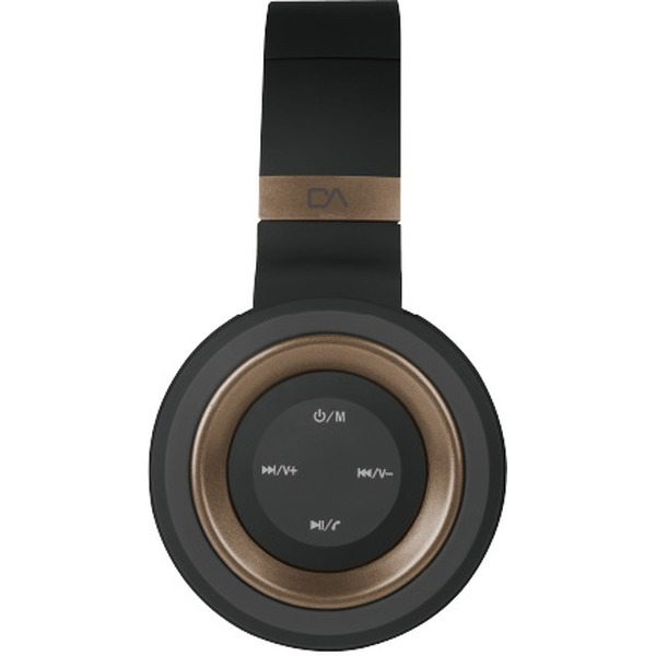 Наушники с микрофоном DA DM0009 (золотистые)