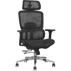 Кресло офисное SITUP GARFILD LUX BLACK chrome (сетка армированная Black/ Black)