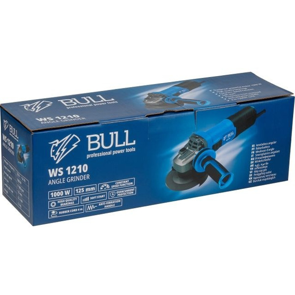 Одноручная углошлифмашина BULL WS 1210 (1333511)