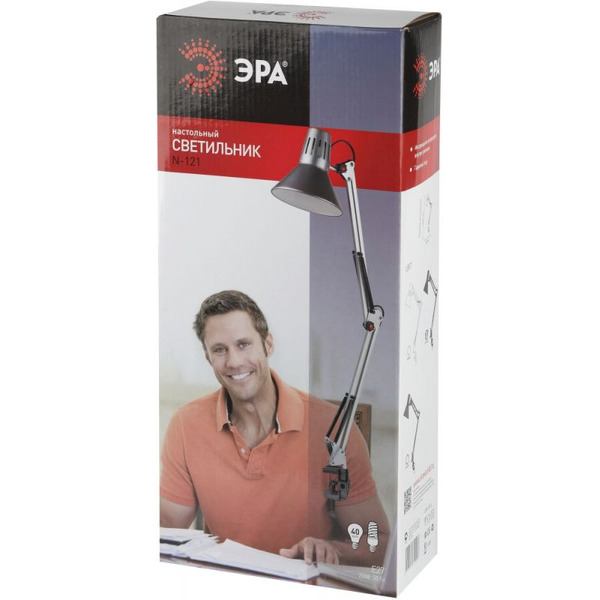 Светильник ЭРА N-121-E27-40W-BK (черный)